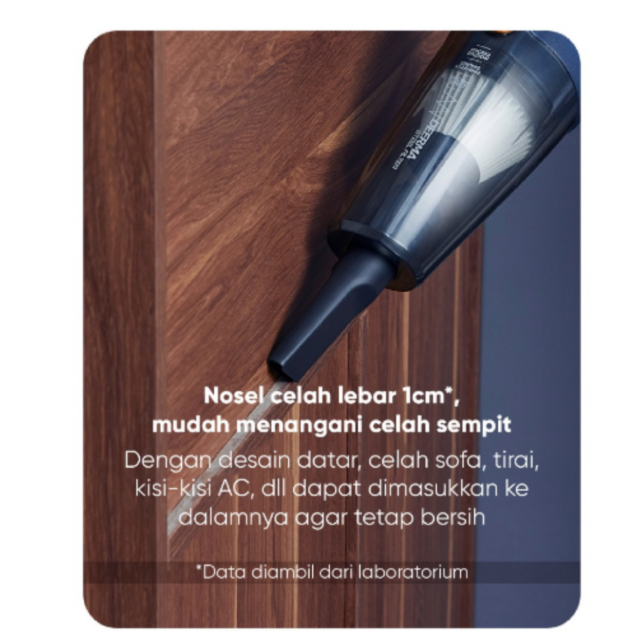 DEERMA DX115C Vacuum Cleaner Penyedot Debu Portable Vakum Lantai Mobil Karpet 12KPa-14KPa