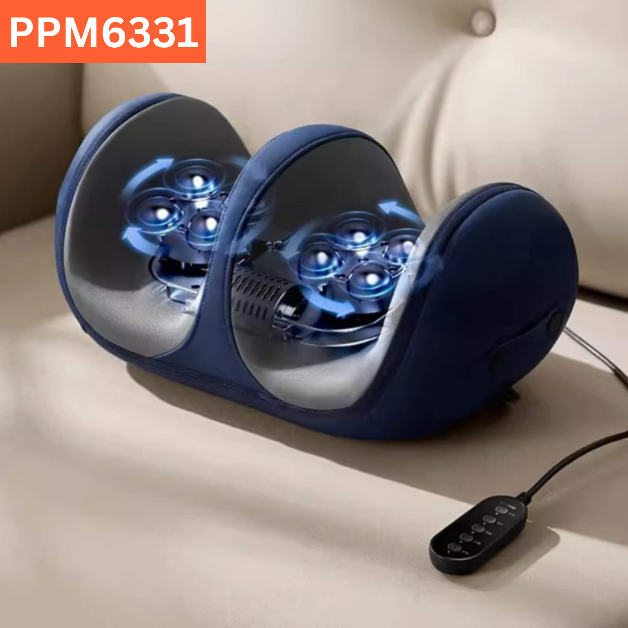 PHILIPS Massage Leg Hamstring PPM6331 Mesin Pemijat Kaki Pijat Kaki Otomatis Dengan Kompres Panas