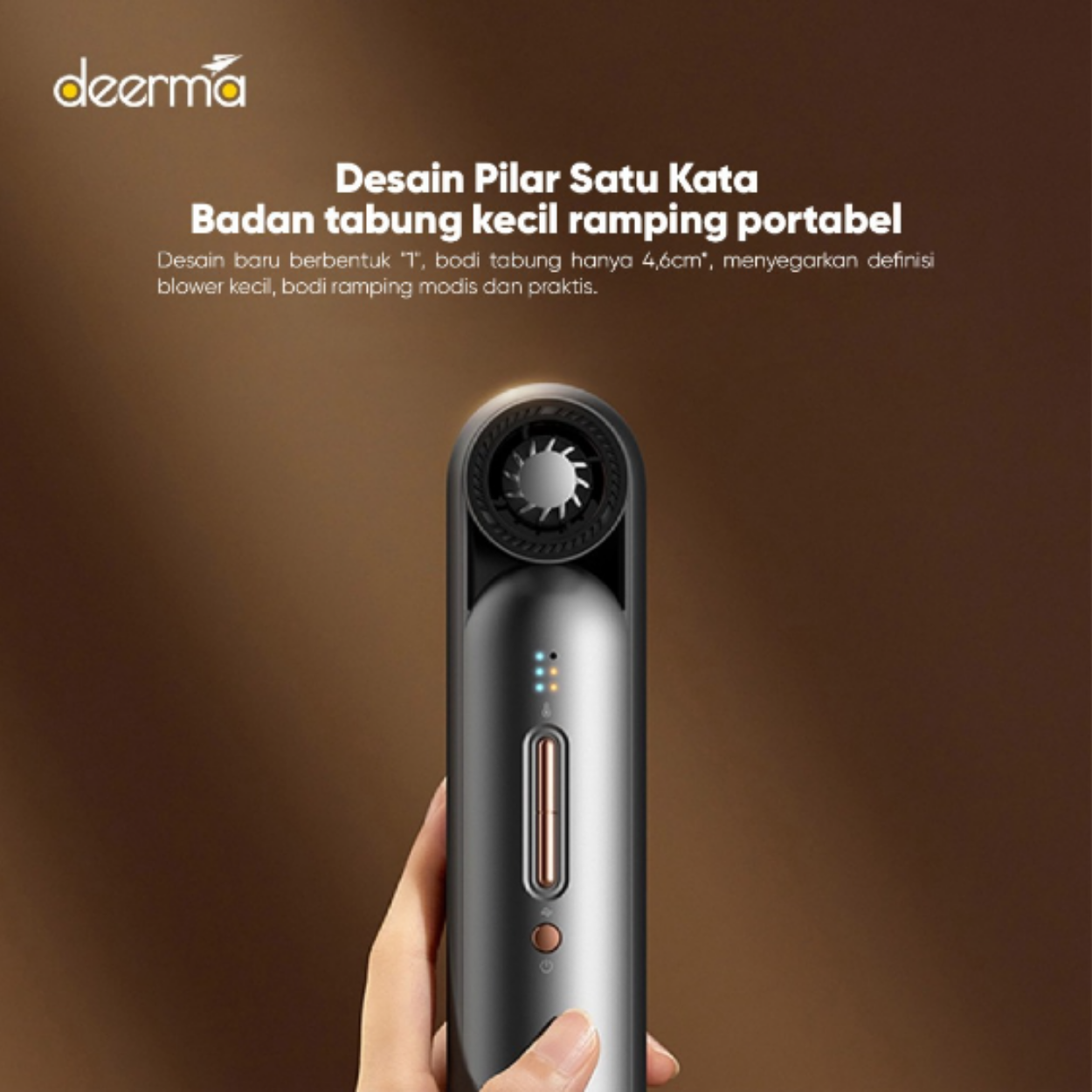 Deerma High Speed Hair Dryer CF35W Fast Drying Lightweight Pengering Rambut Bertenaga Tinggi MultiFungsi