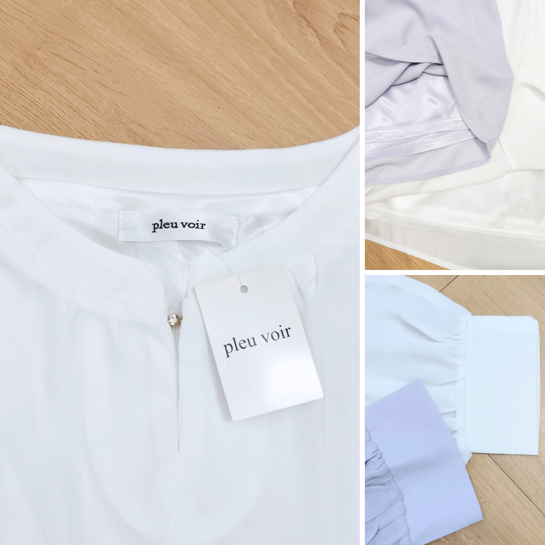 Atasan Blouse Wanita Lengan Panjang (JPN53 TUCK HOOK BLOUSE)
