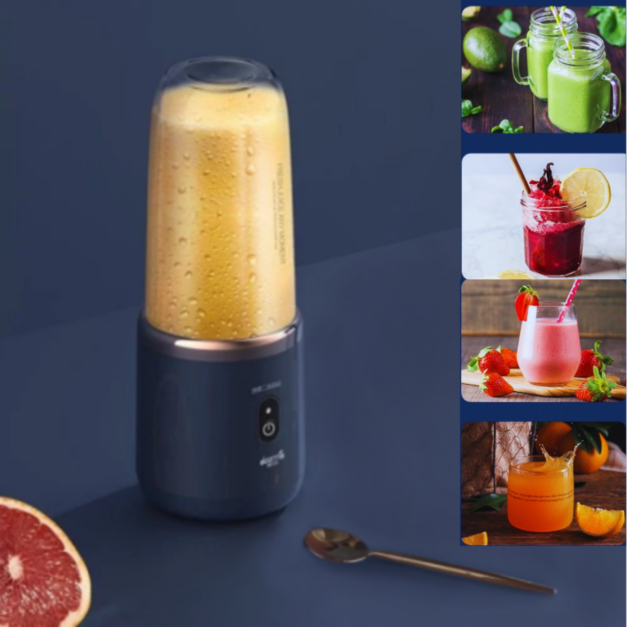 DEERMA NU06 NU05 Blender Portable Electric Fruit Juicer 400ml Wireless Blender Juice Portable