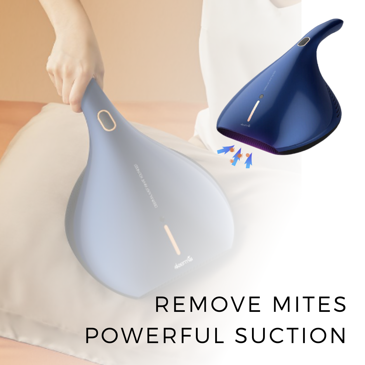 Deerma Vacuum Cleaner UV Steriliser EX919 Electric Anti-dust Mites Remover penyedot debu Sofa Jok Kasur