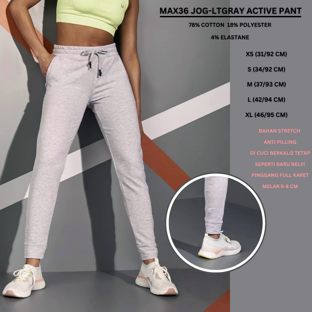 Celana Panjang Jogger Wanita (MAX36 ACTIVE PANT)