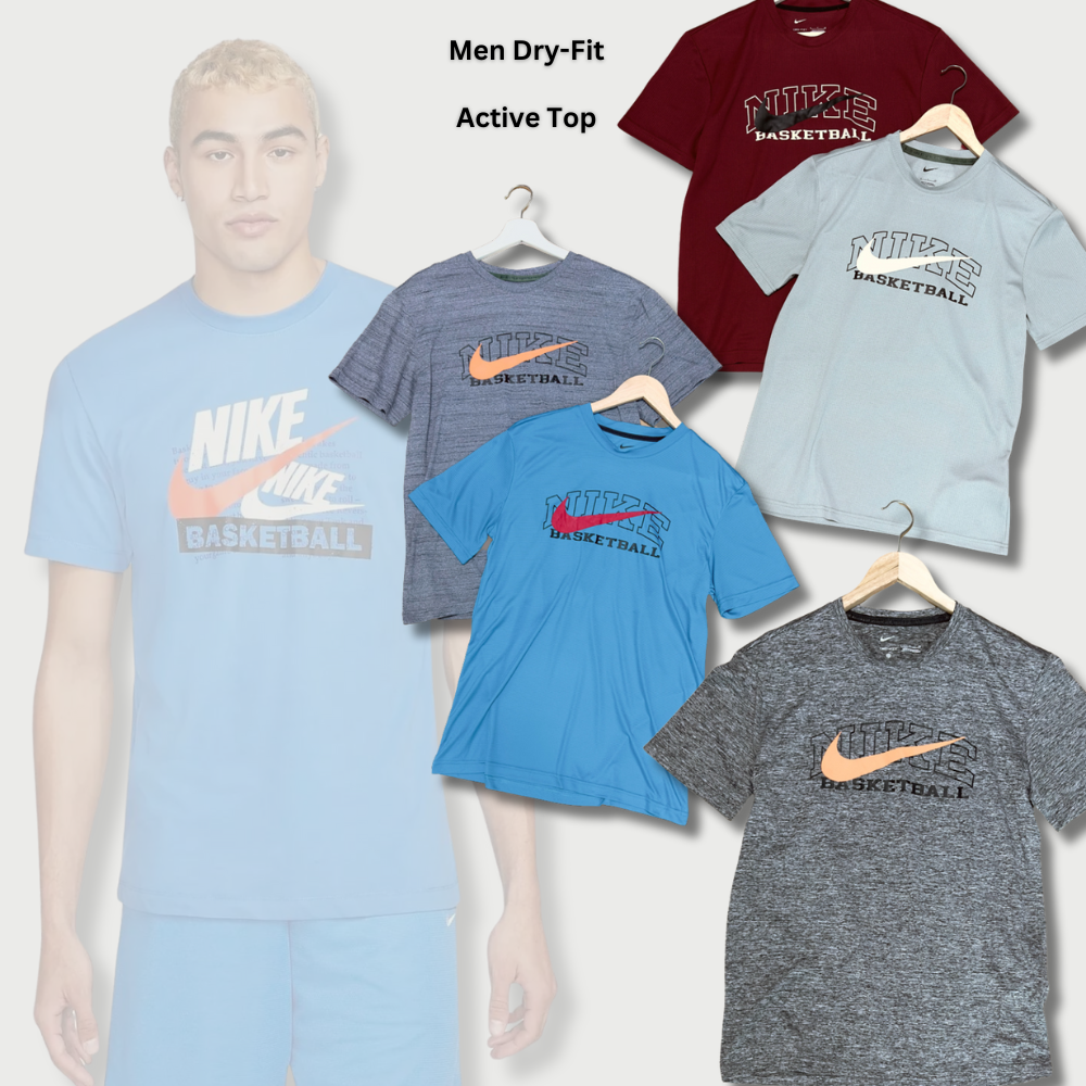 Atasan Kaos Olahraga Pria Lengan Pendek (NK11 DRYFIT TEE)