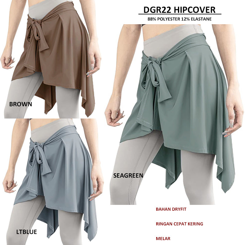 Hip Cover Rok Yoga Penutup Pinggul Tali Panjang (DGR22 HIPCOVER)