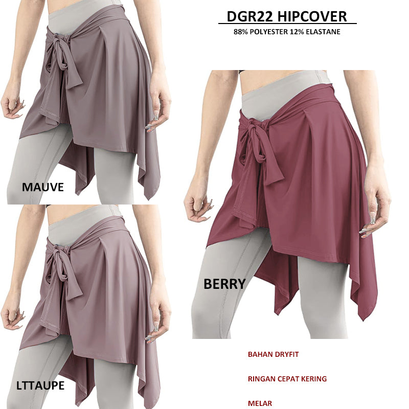 Hip Cover Rok Yoga Penutup Pinggul Tali Panjang (DGR22 HIPCOVER)