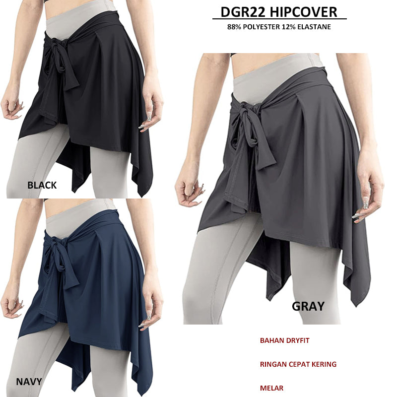 Hip Cover Rok Yoga Penutup Pinggul Tali Panjang (DGR22 HIPCOVER)