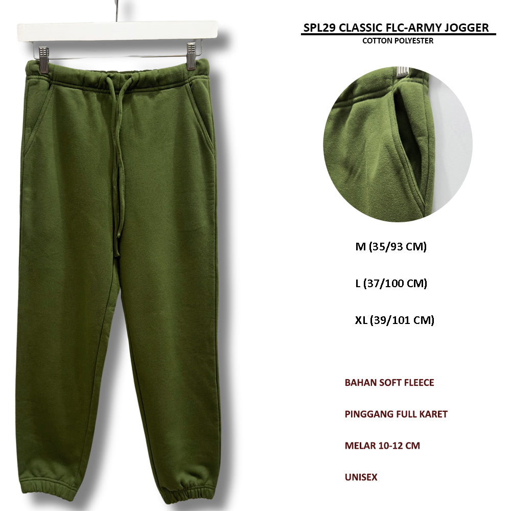Celana Panjang Jogger Pria (SPL29 CLASSIC FLEECE JOGGER)