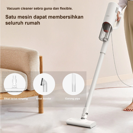 Deerma dx300 Vacuum Cleaner Penyedot Debu Lantai 16KPa Vakum Multifungsi Dust Colector