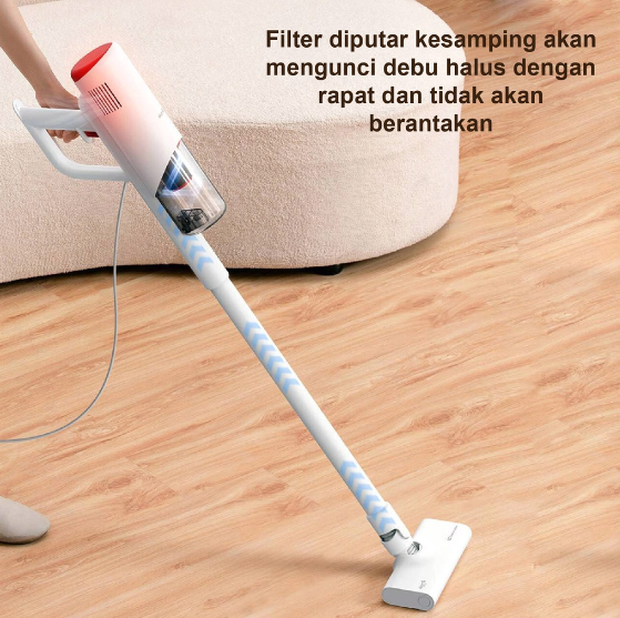 Deerma dx300 Vacuum Cleaner Penyedot Debu Lantai 16KPa Vakum Multifungsi Dust Colector
