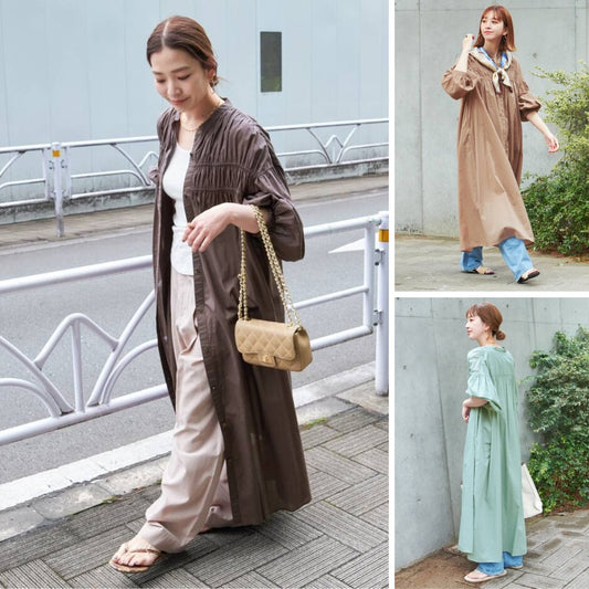 Dress Maxi Wanita Lengan Panjang Soft Cotton (SPC01 VOILE SHIRT DRESS)