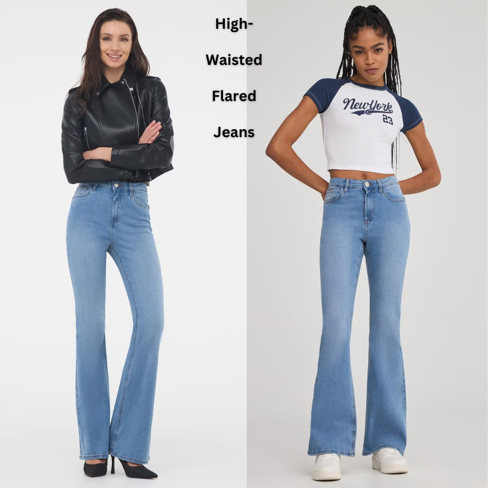 Celana Panjang Jeans Bootcut Midrise Stretch (TRN01 STRETCHY FLARE DENIM)