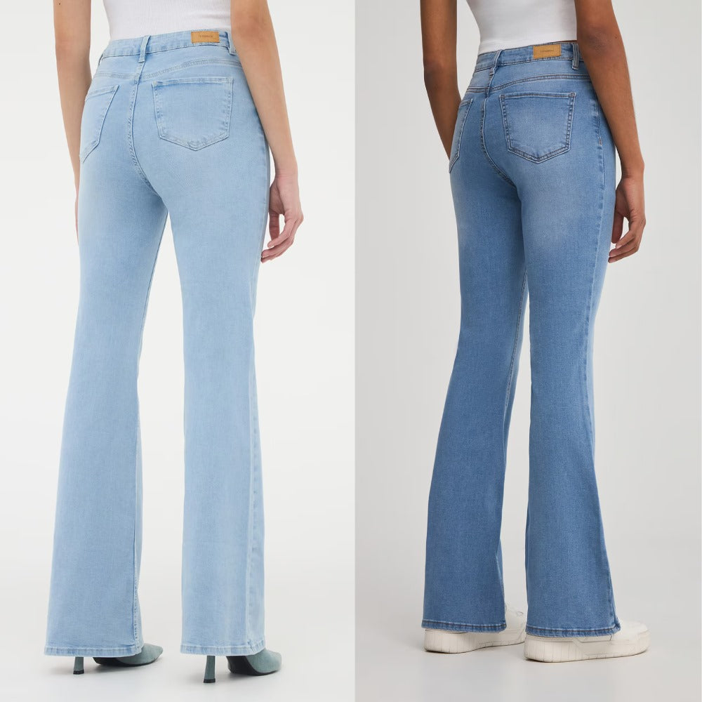 Celana Panjang Jeans Bootcut Midrise Stretch (TRN01 STRETCHY FLARE DENIM)