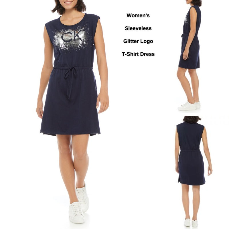 Dress Wanita Tanpa Lengan Casual Cotton Spandex (CK48 TSHIRT DR)
