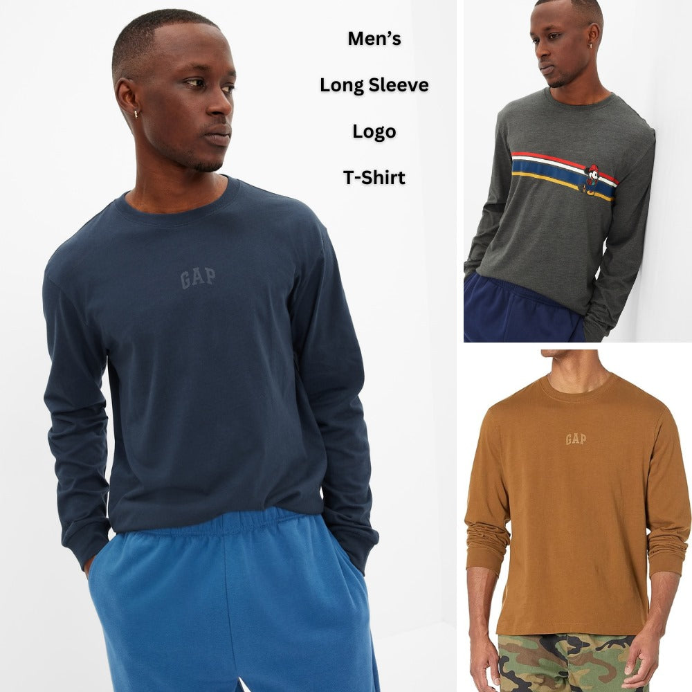 Atasan Kaos Pria Lengan Panjang Soft Cotton (GPM372 RELAX TEE)