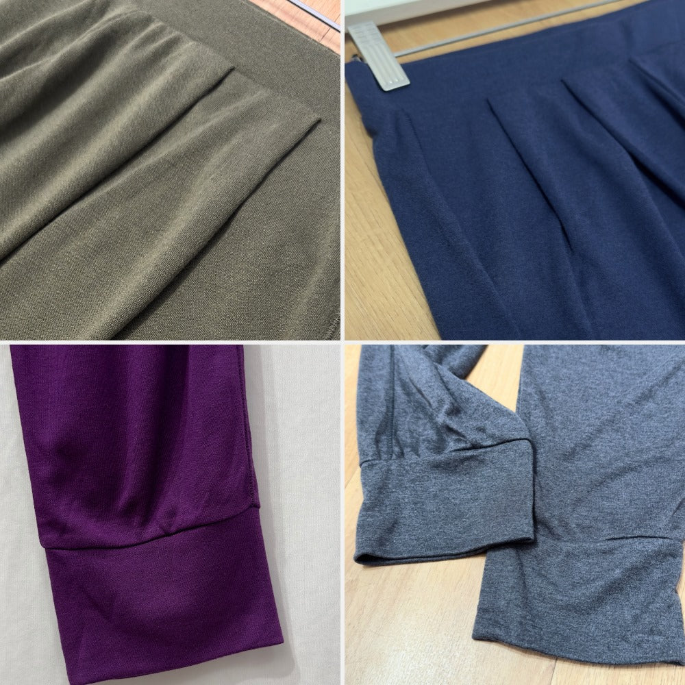 Celana Panjang Jogger Wanita (UNQ371 DRAPED CROP JOGGER)
