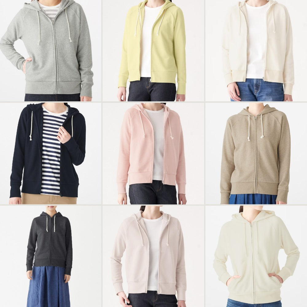 Jaket Hoodie Wanita French Terry Stretch (MJI16 SLUB TERRY JACKET)