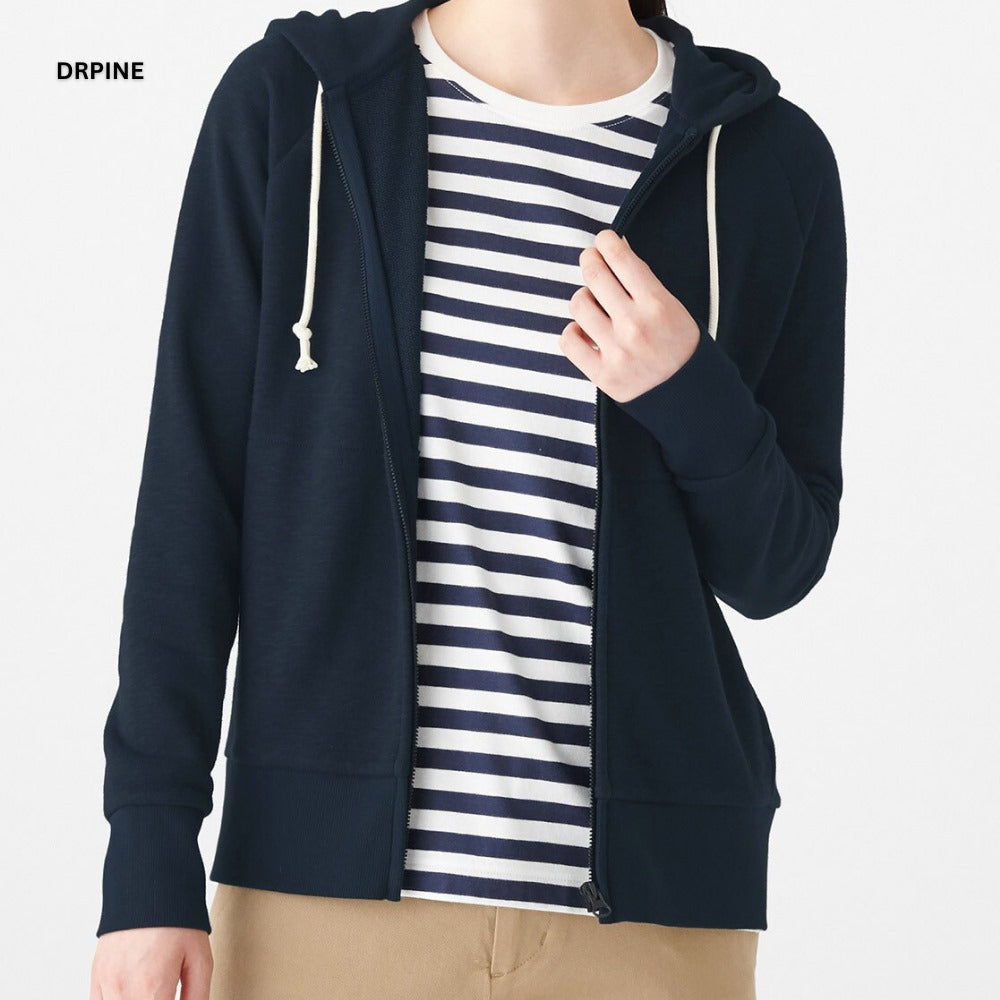 Jaket Hoodie Wanita French Terry Stretch (MJI16 SLUB TERRY JACKET)