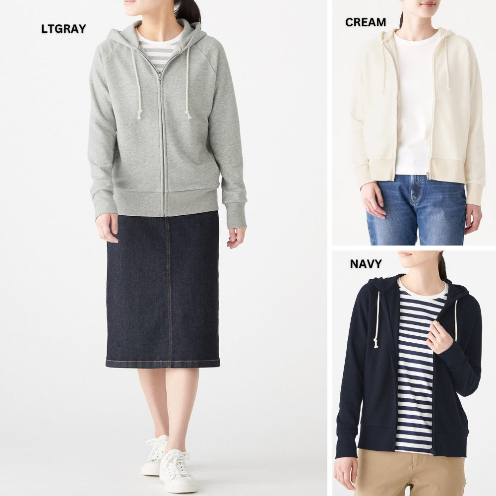 Jaket Hoodie Wanita French Terry Stretch (MJI16 SLUB TERRY JACKET)
