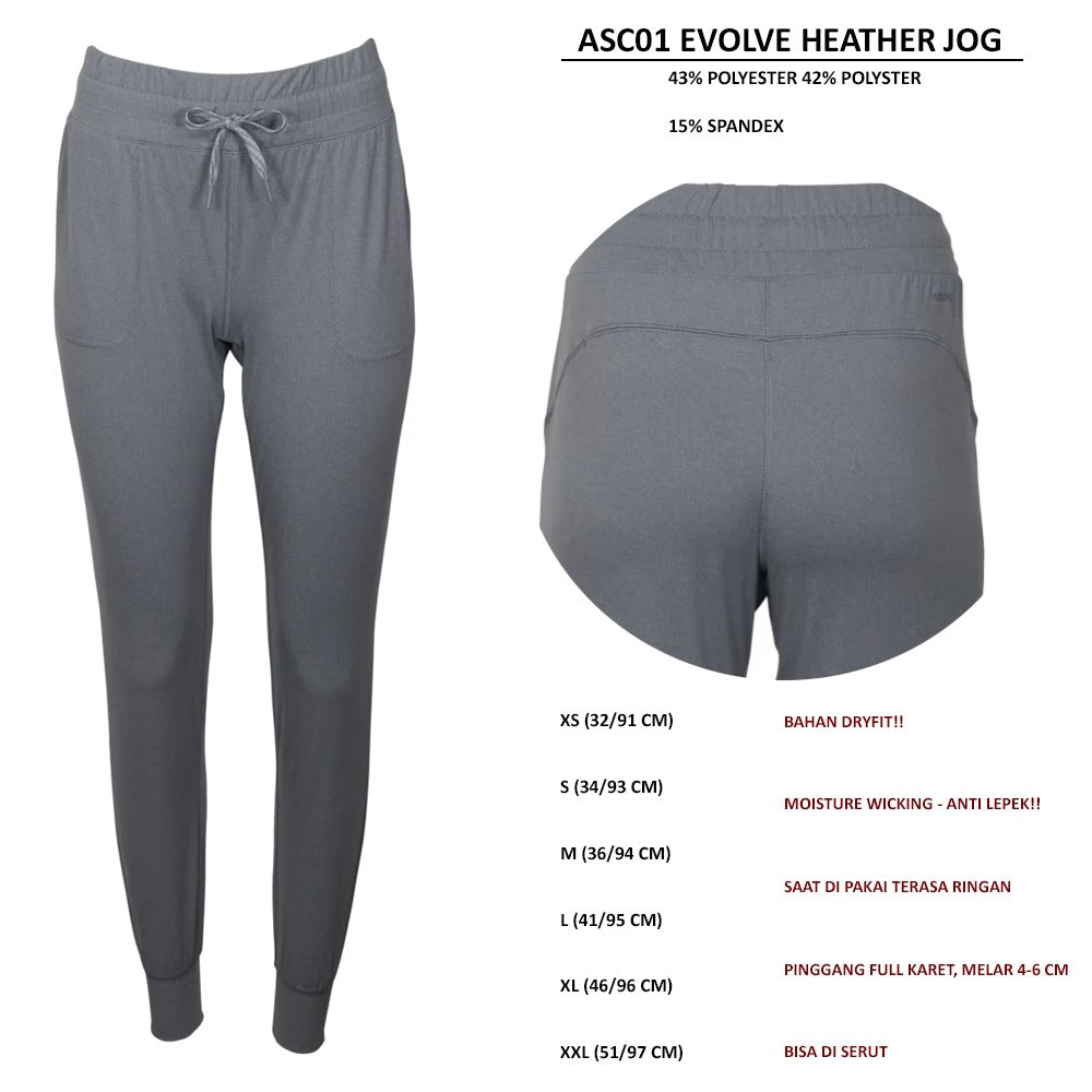 Celana Panjang Jogger Wanita Dryfit (ASC01 EVOLVE JOGGER)