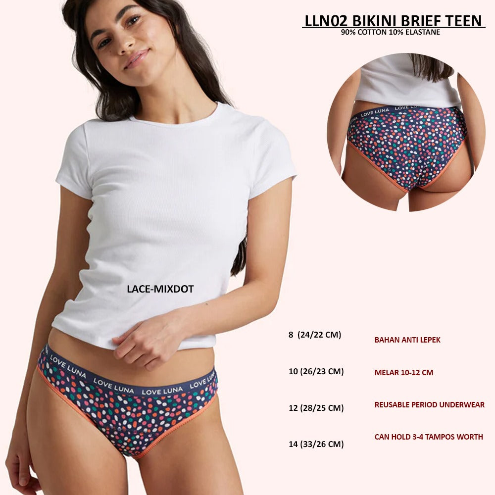 Celana Dalam Wanita (LLN02 BIKINI BRIEF TEEN)