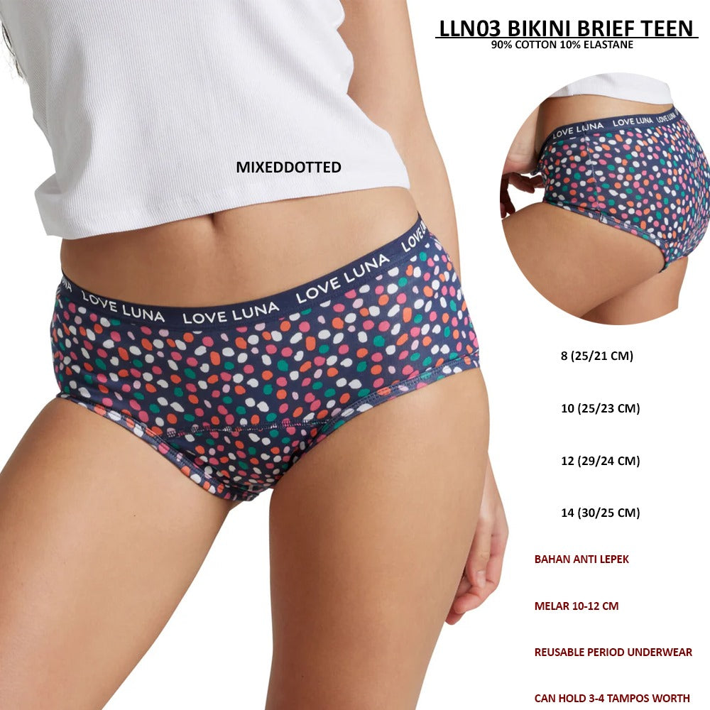 Celana Dalam Period Wanita (LLN03 BIKINI BRIEF TEEN)