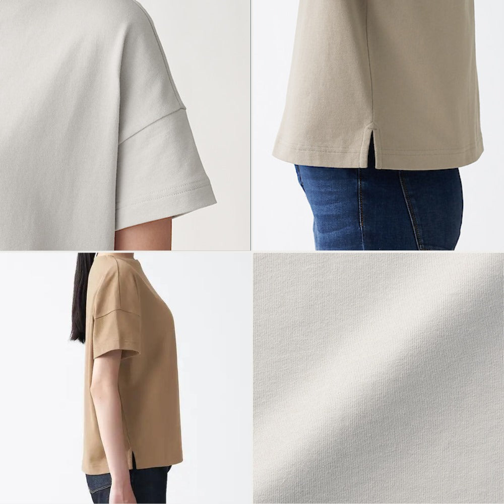 Atasan Kaos Wanita Lengan Pendek (MJI17 BOAT WIDE TOP)