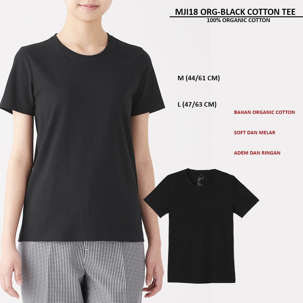 Atasan Kaos Wanita Lengan Pendek (MJI18 COTTON TEE)