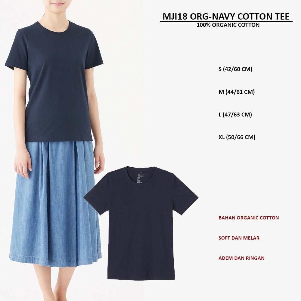 Atasan Kaos Wanita Lengan Pendek (MJI18 COTTON TEE)