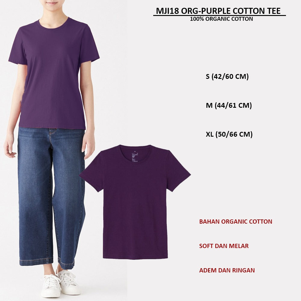 Atasan Kaos Wanita Lengan Pendek (MJI18 COTTON TEE)