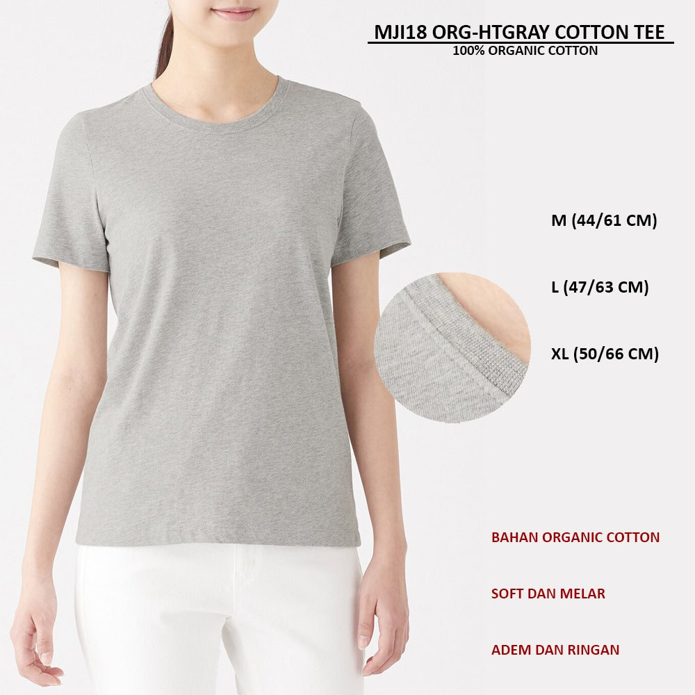 Atasan Kaos Wanita Lengan Pendek (MJI18 COTTON TEE)
