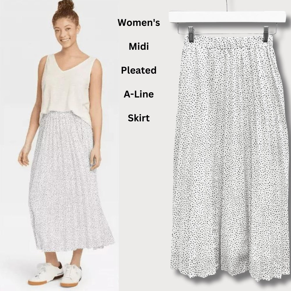 Rok Panjang Rampel Wanita (AND09 ALINE/PLISKET SKIRT)