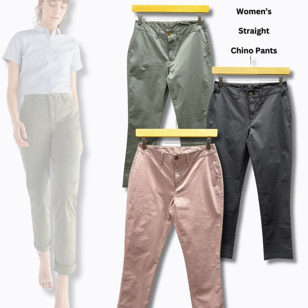 Celana Panjang Wanita Straight Highrise (NOW04 CHINO STRAIGHT PANT)