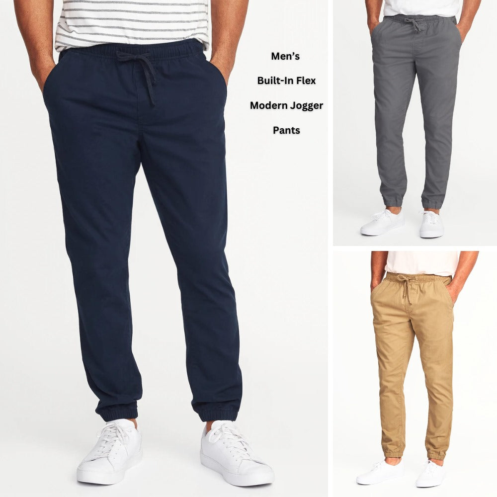 Celana Panjang Jogger Pria Sfot Twill (ODN596 MDM TWILL JOGGER)