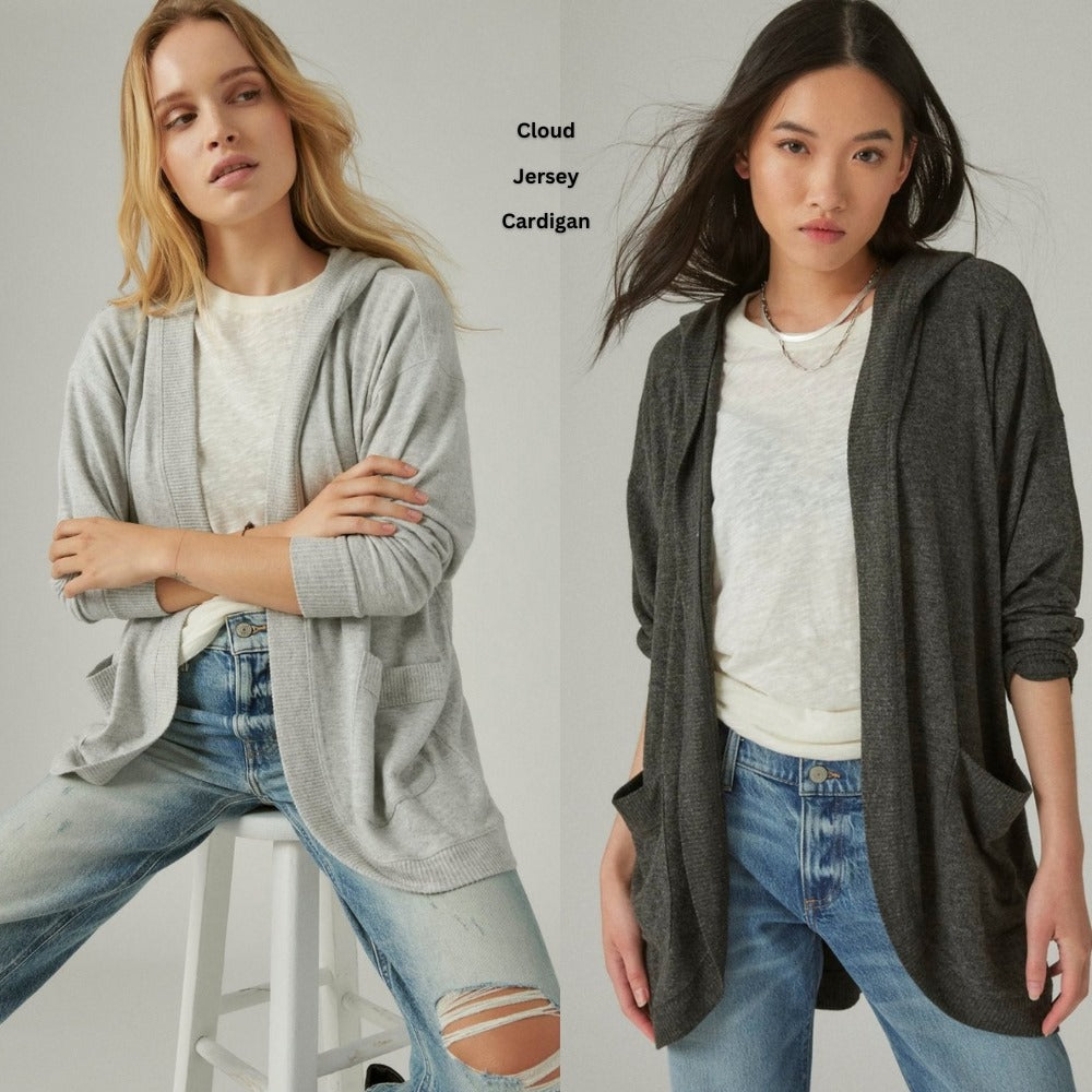 Cardigan Wanita Lengan Panjang (LB03 CLOUD JERSEY CARDI)