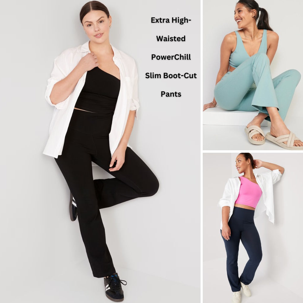 Celana Panjang Legging Wanita Highwaist (ODN598 SLIM BOOTCUT)