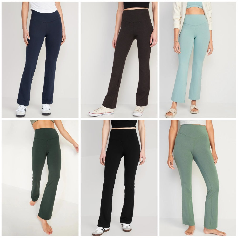 Celana Panjang Legging Wanita Highwaist (ODN598 SLIM BOOTCUT)