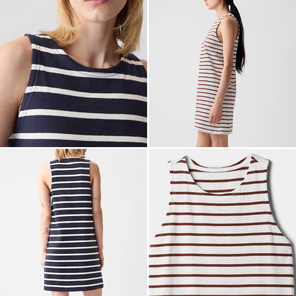 Dress Mini Wanita Tanpa Lengan Thick Cotton (GPD386 SWING DRESS)