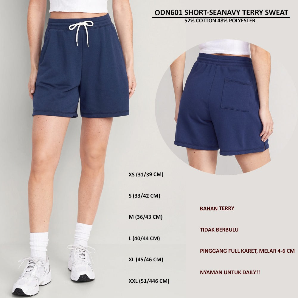 Celana Pendek Wanita Terry (ODN601 SHORT TERRY SWEAT)