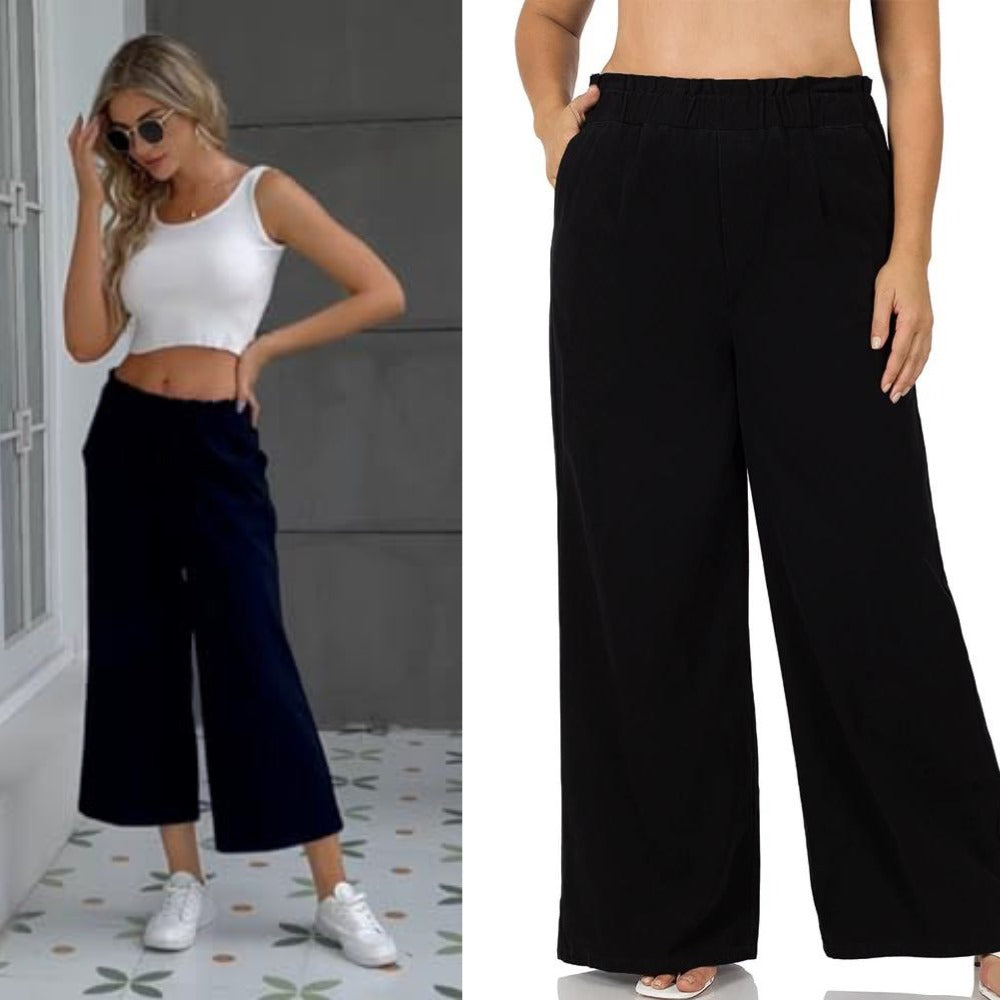 Celana Panjang Kulot Wanita Highwaist (WORTH37 HWAIST PULLON PANT)