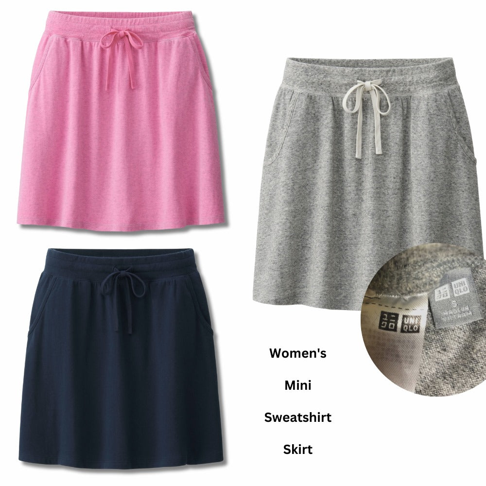 Rok Span Pendek Wanita (UNQ393 SWEAT MINI SKIRT)