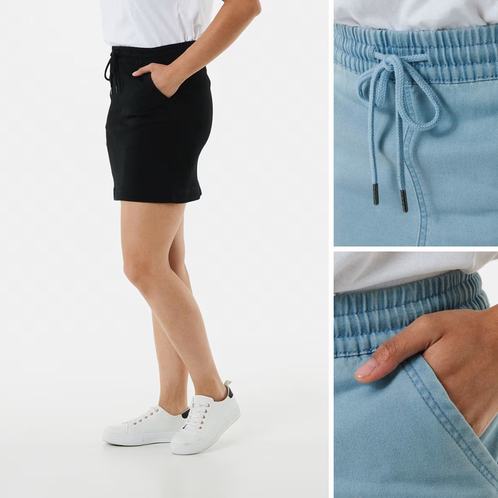 Rok Span Pendek Wanita Highwaist Stretch Denim (ANK90 DENIM SKIRT)