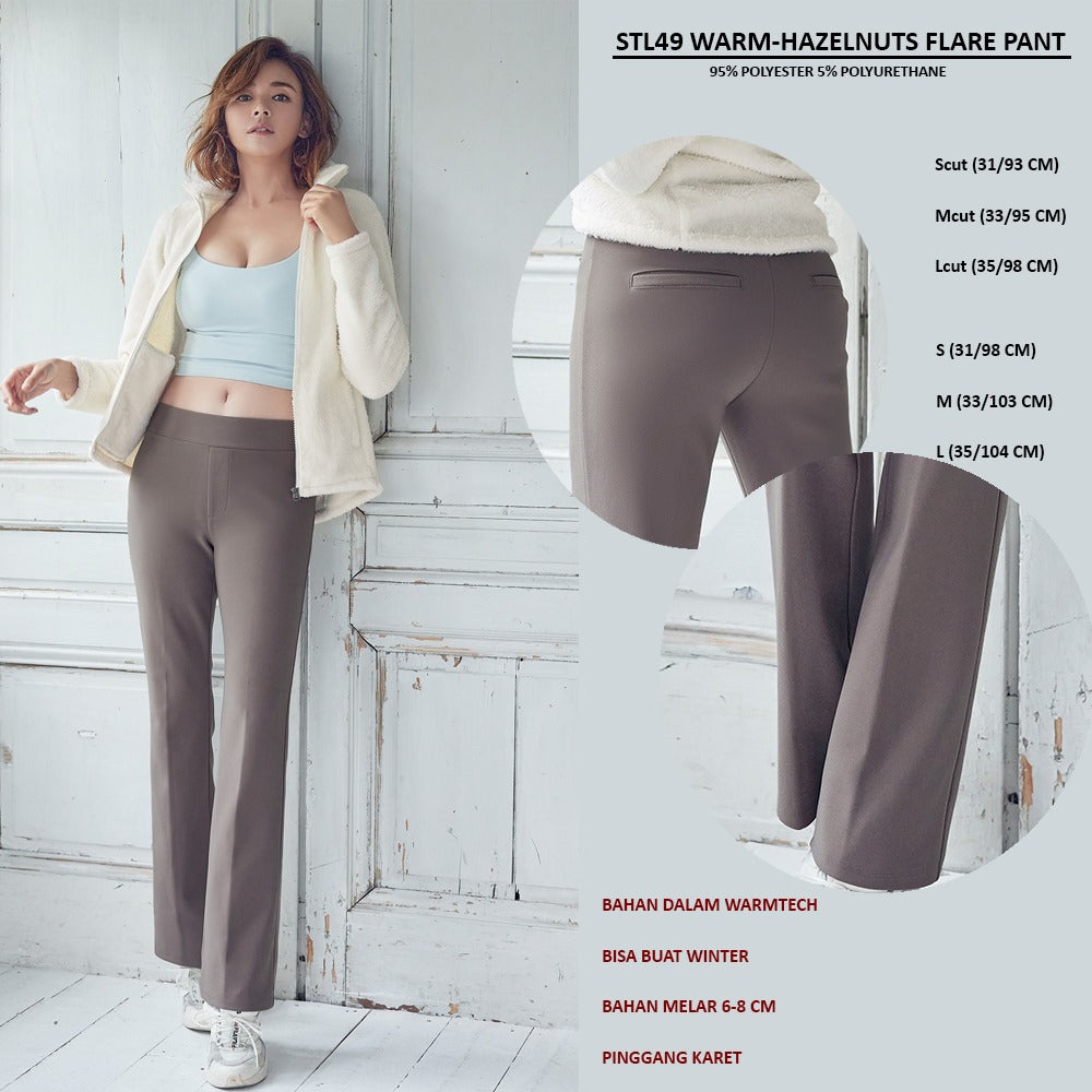 Celana Panjang Wanita Warmtech (STL49 WARM FLARE PANT)