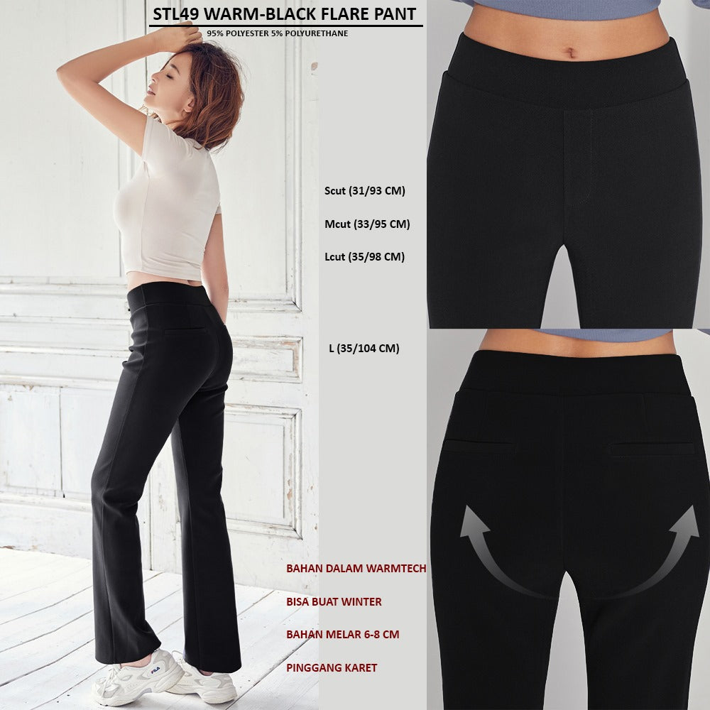 Celana Panjang Wanita Warmtech (STL49 WARM FLARE PANT)