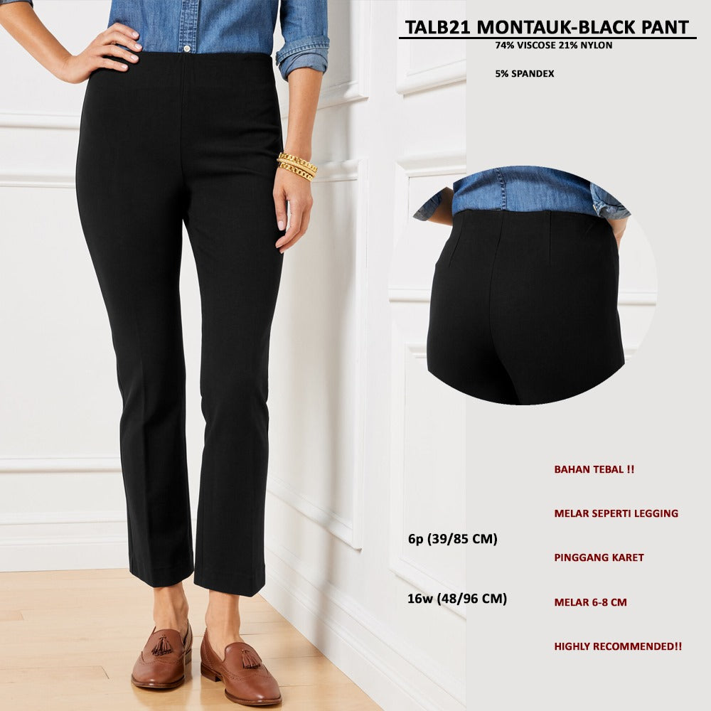 Celana Panjang Wanita Bahan Stretch Jegging (TALB21 MONTAUK DENIMBLUE PANTS)