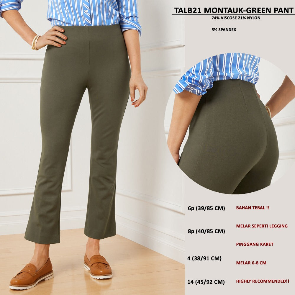 Celana Panjang Wanita Bahan Stretch Jegging (TALB21 MONTAUK DENIMBLUE PANTS)