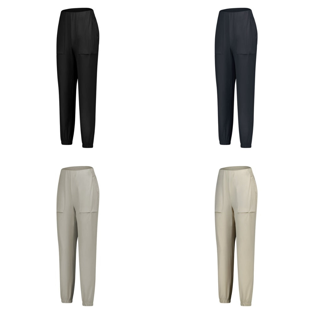 Celana Panjang Jogger Wanita Woven Stretch (ADR07 ICE MOUSSE JOGGER)