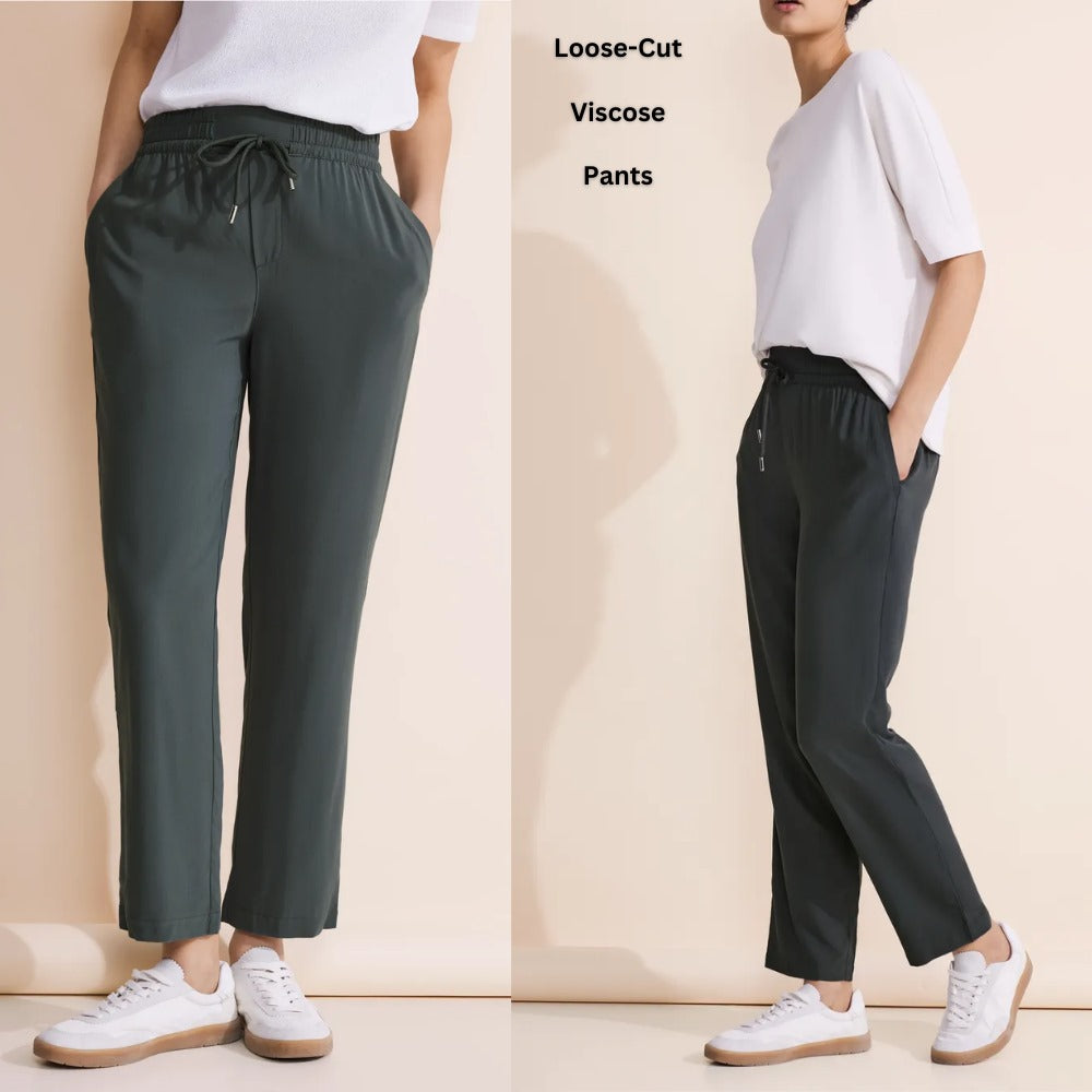 Celana Panjang Kulot Wanita Viscose (SRO03 VISCOSE PANTS)