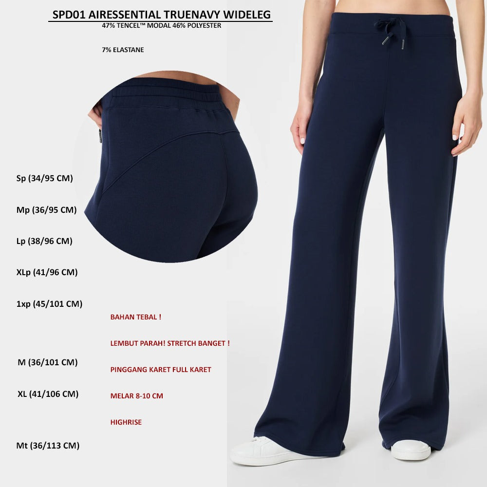 Celana Panjang Wanita Highrise (SPD01 AIRESSENTIAL WIDELEG)