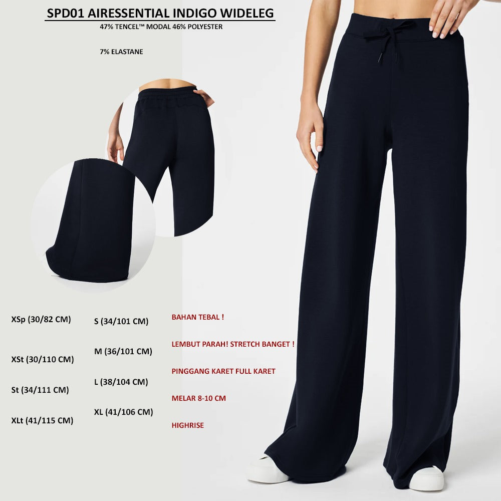 Celana Panjang Wanita Highrise (SPD01 AIRESSENTIAL WIDELEG)